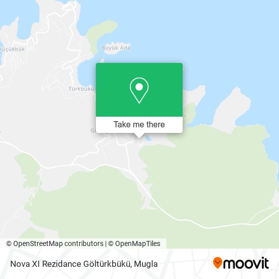 Nova XI Rezidance Göltürkbükü map