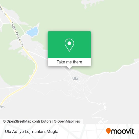 Ula Adliye Lojmanları map
