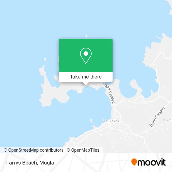 Farrys Beach map