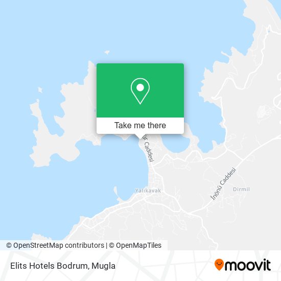 Elits Hotels Bodrum map
