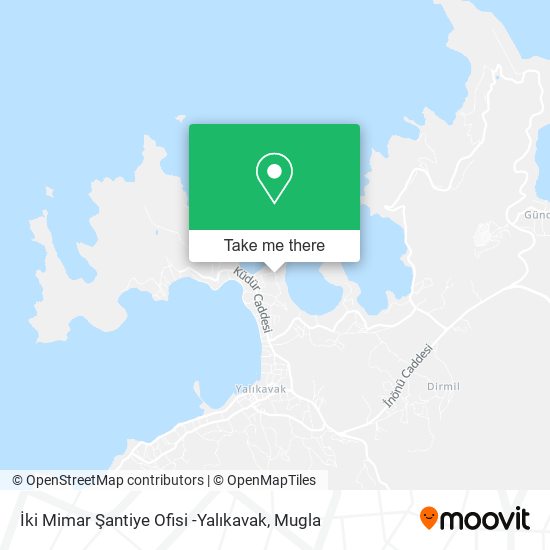 İki Mimar Şantiye Ofisi -Yalıkavak map