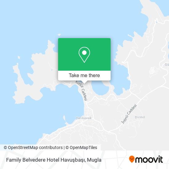 Family Belvedere Hotel Havuşbaşı map