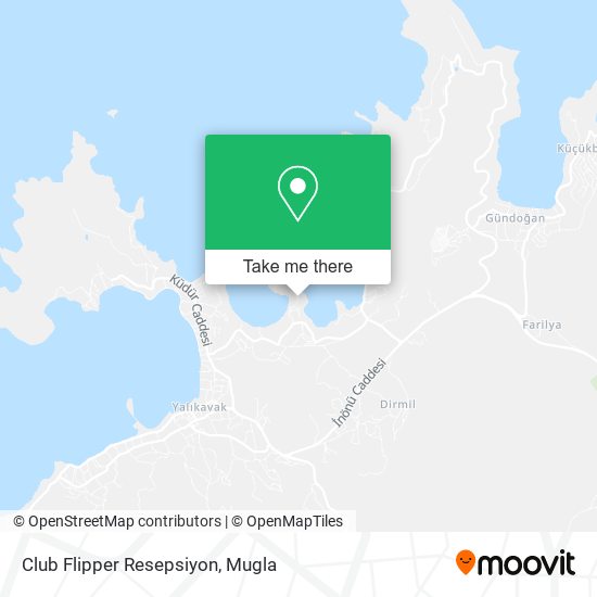 Club Flipper Resepsiyon map