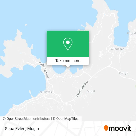Seba Evleri map