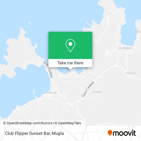 Club Flipper Sunset Bar map