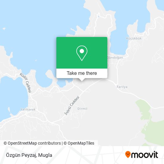 Özgün Peyzaj map