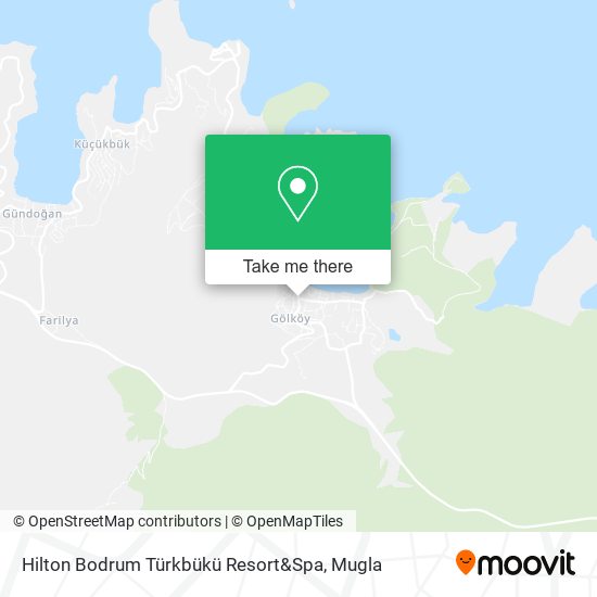 Hilton Bodrum Türkbükü Resort&Spa map
