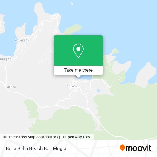 Bella Bella Beach Bar map