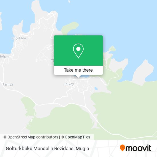 Göltürkbükü Mandalin Rezidans map