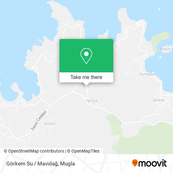 Görkem Su / Mavidağ map