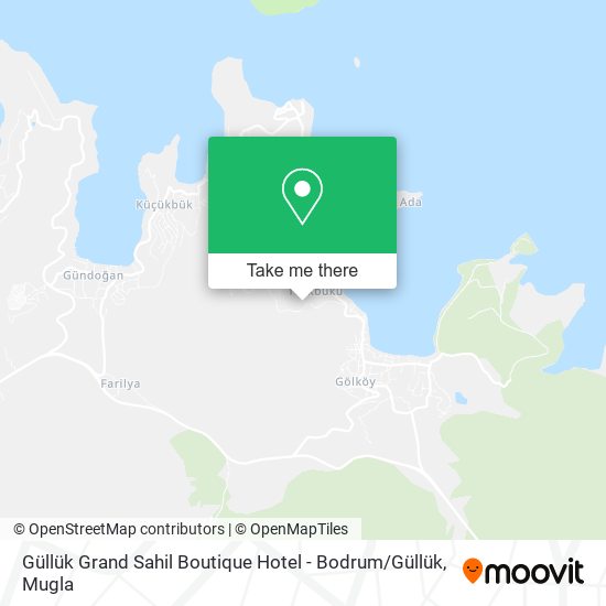 Güllük Grand Sahil Boutique Hotel - Bodrum / Güllük map