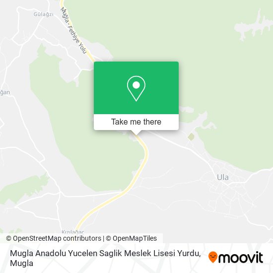 Mugla Anadolu Yucelen Saglik Meslek Lisesi Yurdu map