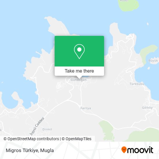 Migros Türkiye map