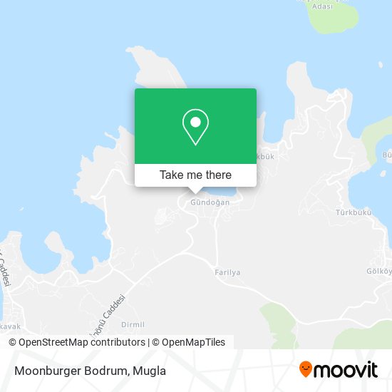 Moonburger Bodrum map