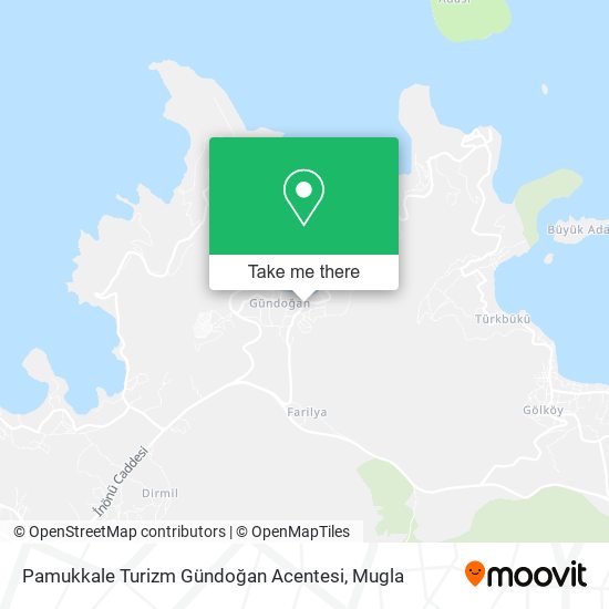 Pamukkale Turizm Gündoğan Acentesi map