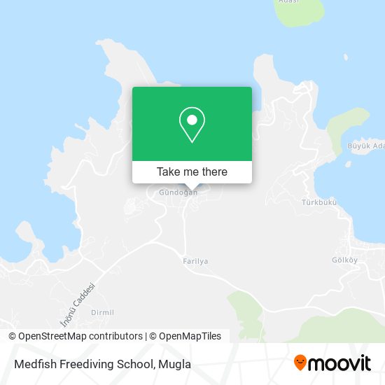 Medfish Freediving School map
