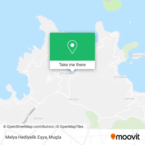 Melya Hediyelik Eşya map