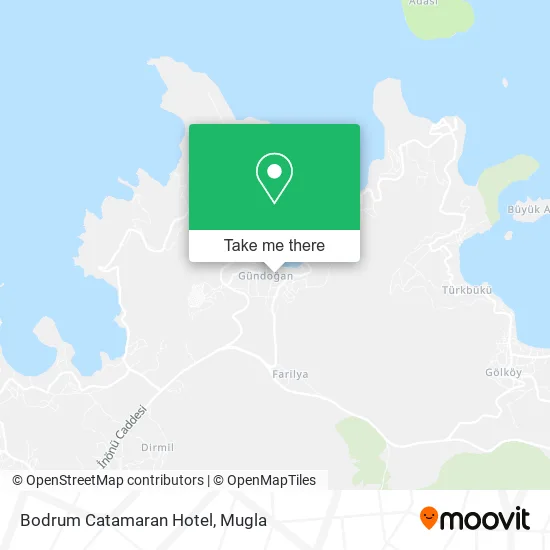 Bodrum Catamaran Hotel map