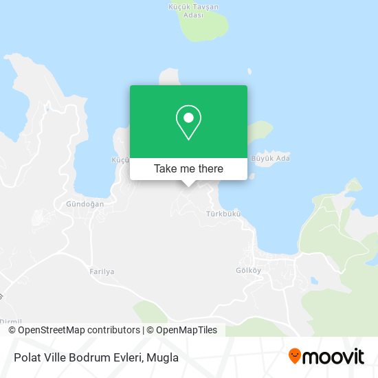 Polat Ville Bodrum Evleri map