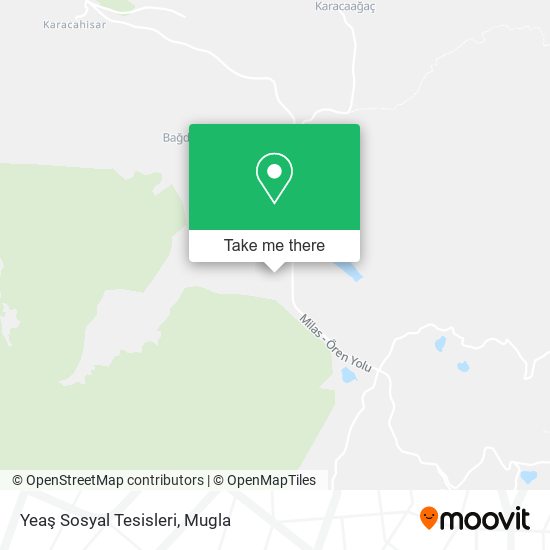 Yeaş Sosyal Tesisleri map