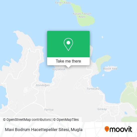 Mavi Bodrum Hacettepeliler Sitesi map