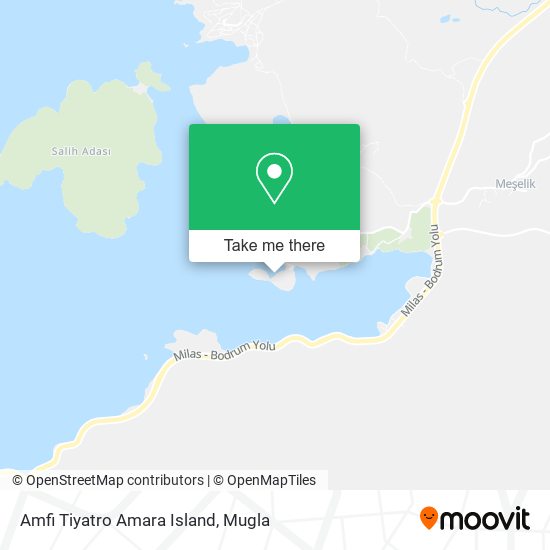 Amfi Tiyatro Amara Island map