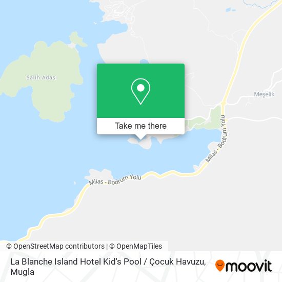 La Blanche Island Hotel Kid's Pool / Çocuk Havuzu map
