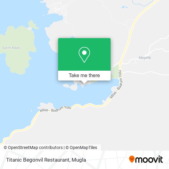 Titanic Begonvil Restaurant map