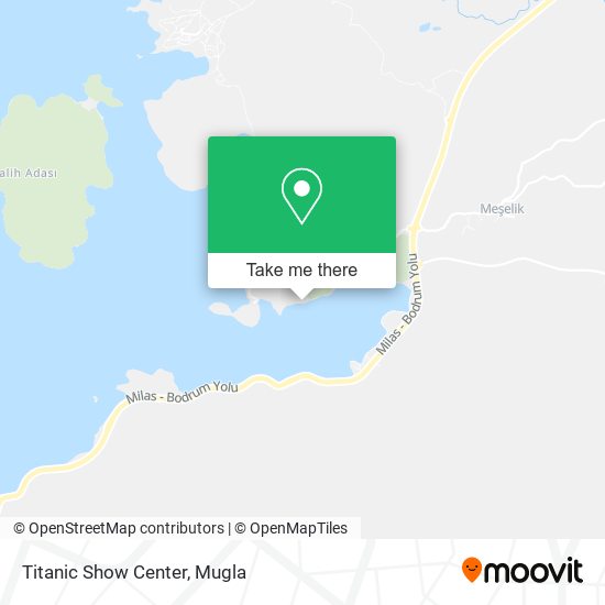 Titanic Show Center map
