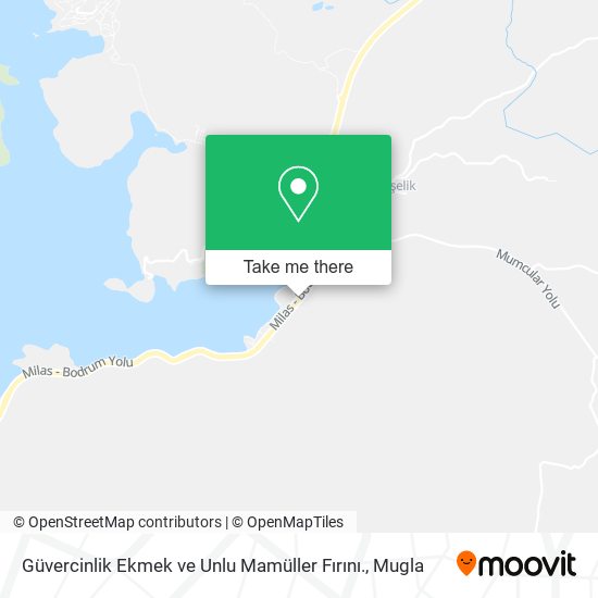 Güvercinlik Ekmek ve Unlu Mamüller Fırını. map
