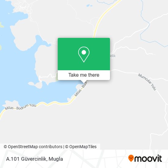 A.101 Güvercinlik map