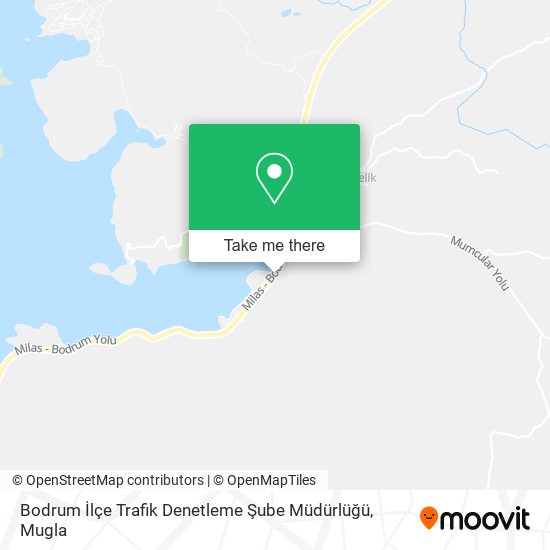 Bodrum İlçe Trafik Denetleme Şube Müdürlüğü map