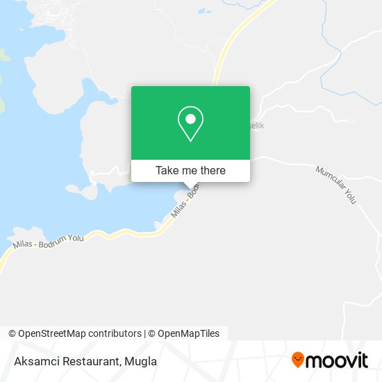 Aksamci Restaurant map