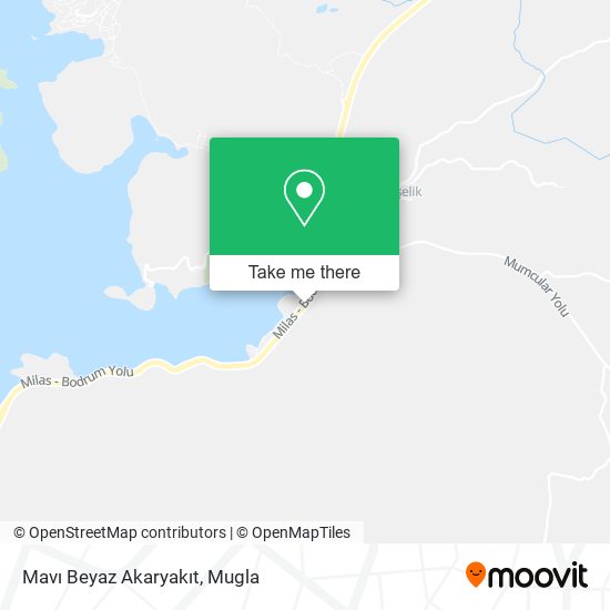 Mavı Beyaz Akaryakıt map