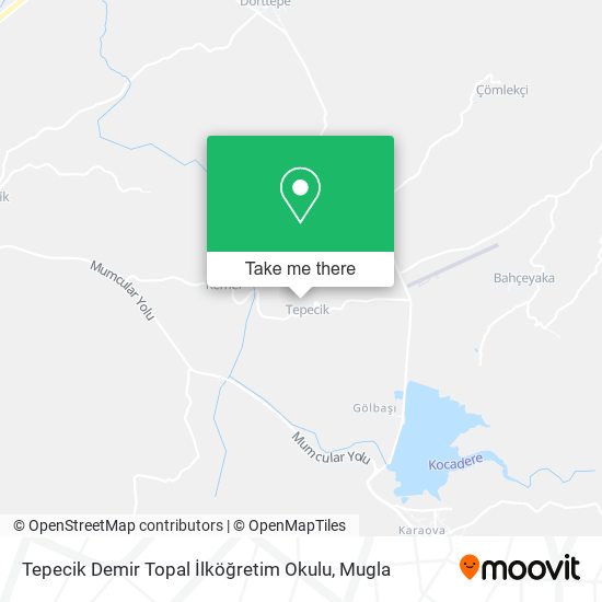 Tepecik Demir Topal İlköğretim Okulu map