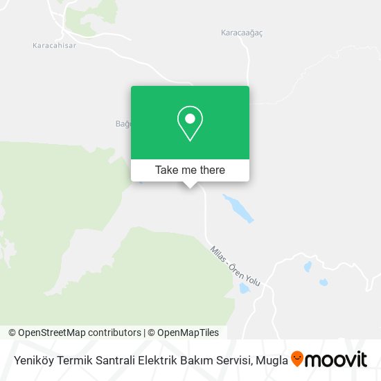 Yeniköy Termik Santrali Elektrik Bakım Servisi map
