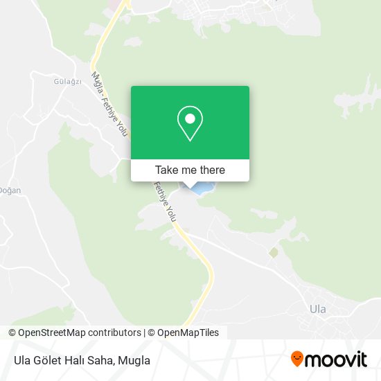 Ula Gölet Halı Saha map