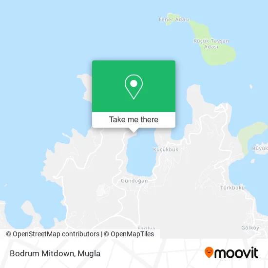 Bodrum Mitdown map