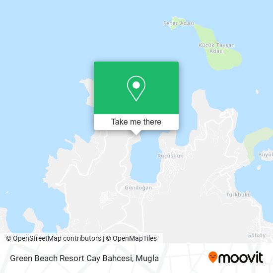 Green Beach Resort Cay Bahcesi map