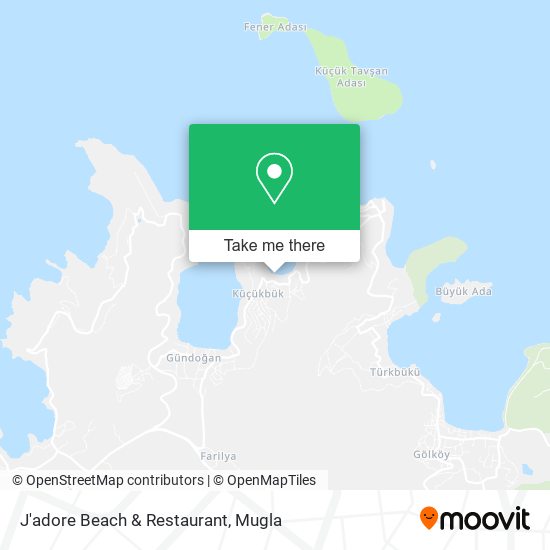 J'adore Beach & Restaurant map