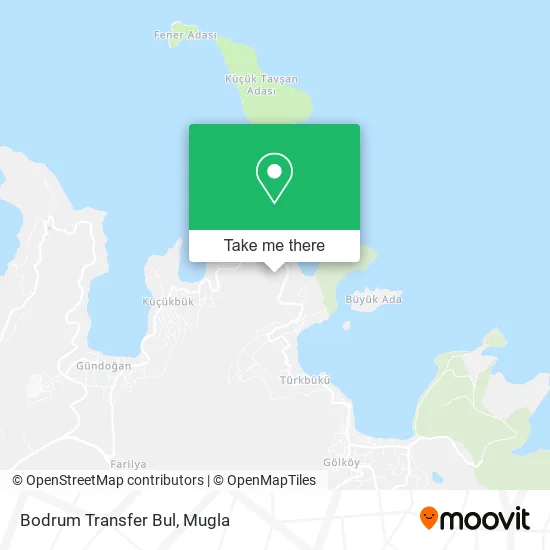Bodrum Transfer Bul map