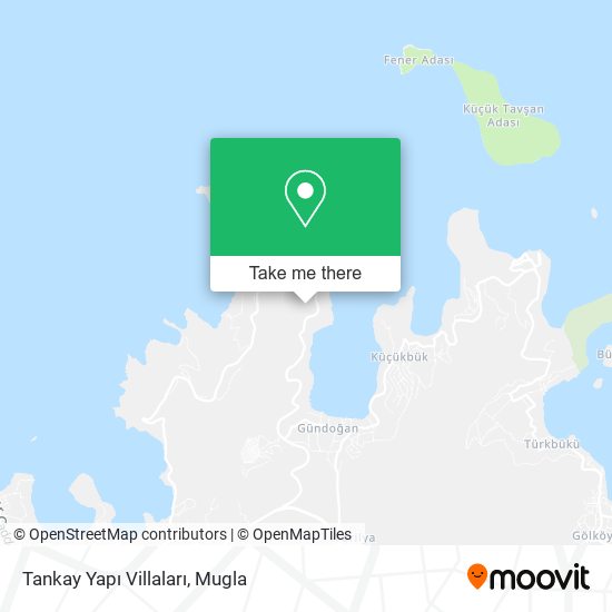 Tankay Yapı Villaları map