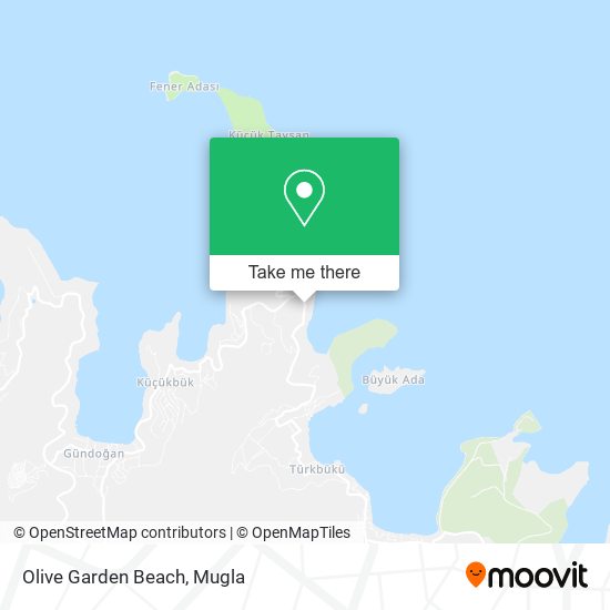 Olive Garden Beach map