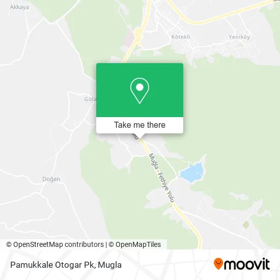 Pamukkale Otogar Pk map