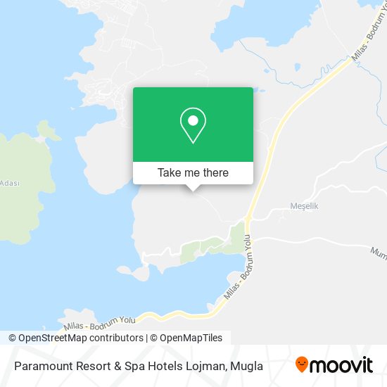 Paramount Resort & Spa Hotels Lojman map