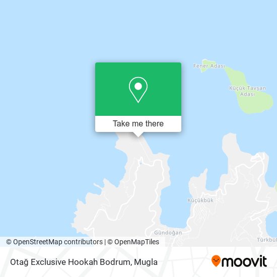 Otağ Exclusive Hookah Bodrum map