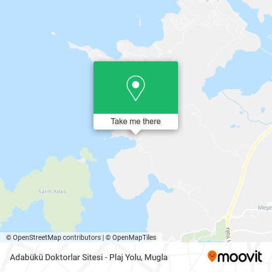 Adabükü Doktorlar Sitesi - Plaj Yolu map