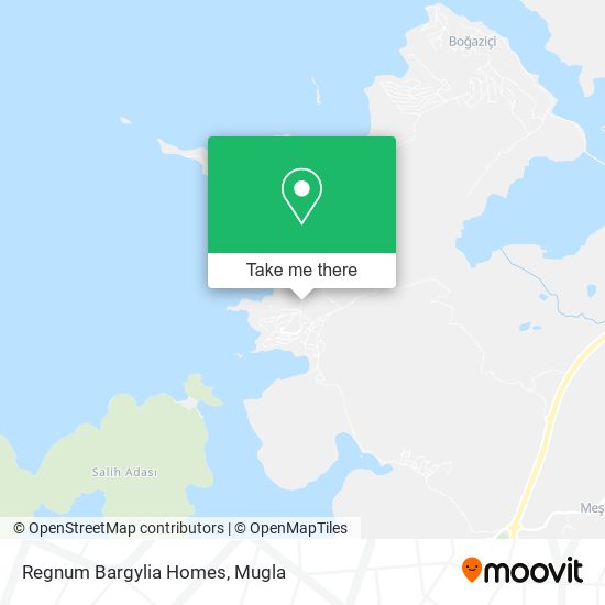 Regnum Bargylia Homes map