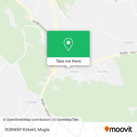 SUBWAY Kötekli map