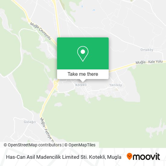Has-Can Asil Madencilik Limited Sti. Kotekli map